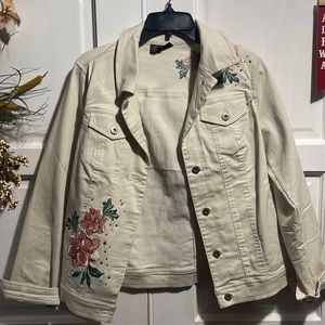 Beige Jean Jacket